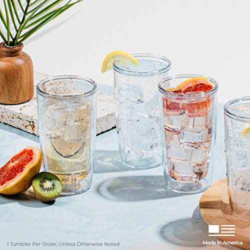 Tervis Made in USA Double Walled Inkreel - Crystal Nature Collection Insulated Tumbler Cup Keeps Drinks Cold & Hot, 16oz, Windswept
