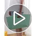 koofull Folding Portable Camping Hiking Stool, Lightweight Collapsable Foldable Chair for Travel Gathering BBQ Subway Libr...