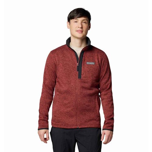 Columbia Men's Sweater Weather Full Zip, Spice Heather, 2X Big