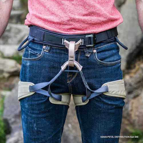 PETZL, Harness Corax Lt Indigo Blue Xl, Comfortable harness for gym and outdoor climbing