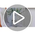 Faux Flowers with Vase,Artificial Silk Flowers in Vase, Fake Plant Eucalyptus and Willow,Flower Arrangement for Home Farmh...