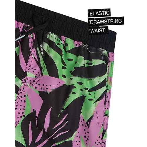 Volcom Baby Boys Swim Set - 2 Piece Short Sleeve Swim Shirt Graphic Tees & Board Shorts - Infant Toddler Little Boys Swimsuit