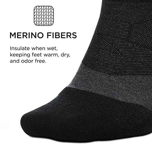 Feetures Merino 10 Max Cushion Crew Sock - Wool Socks for Women & Men