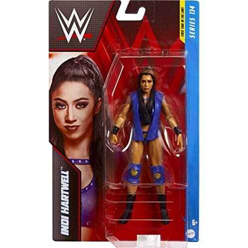 Mattel WWE Basic Action Figure, Indi Hartwell, Posable 6-inch Collectible for Ages 6 Years Old & Up