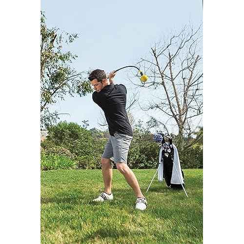 SKLZ Golf Swing Trainer and Warm Up Tool- Essential Golf Accessories for Golfers, Increase Swing Speed, Distance, Balance and Grip Strength
