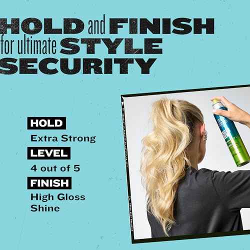 TIGI Bed Head Frizz Control Hair Spray, Masterpiece Extra Hold Hair Care Spray for Shiny and Glossy Hair, 10.3 oz