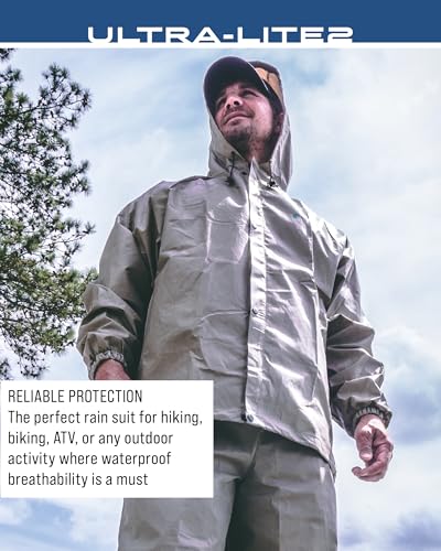 FROGG TOGGS Men's Ultra-lite2 2-Layer Waterproof Breathable Rain Jacket