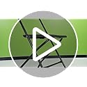 MAKE CHANGES Folding Chairs 4 Pack, Plastic Folding Chairs for Outside, Heavy Duty Foldable Chairs, Sturdy Metal Folding C...