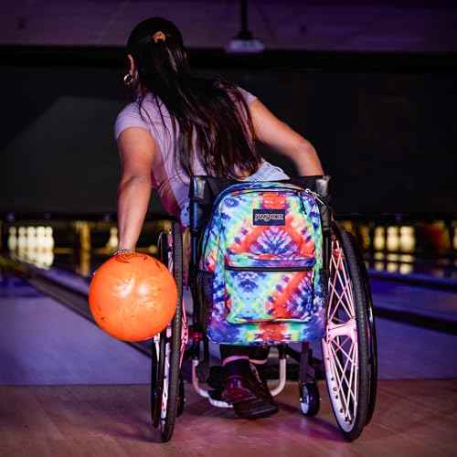JanSport Central Adaptive Backpack ? Wheelchair & Walker Compatible, Tuck-Away Shoulder Straps, Adjustable Backrest Loops & Anchor Straps, Iconic Design, Luau Life