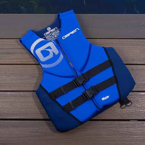 O'Brien Men's Traditional Neoprene USCGA Life Jacket, Blue, XX-Large