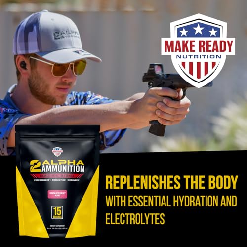 MAKE READY NUTRITION - 2Alpha Ammunition Strawberry Kiwi - 15 Servings Stick Pack