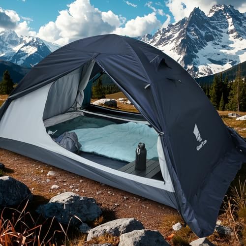 GEERTOP Ultralight 2 Person Backpacking Tent 4 Season Waterproof Camping Tent Double Layer Cold Weather Easy Set Up Tents ...
