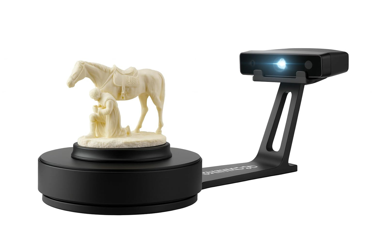 Newest EinScan SE Desktop 3D Scanner - Dual-Mode Fixed and Auto Scan 0.1 mm Accuracy, 3D Camera Scanner, Object Scanner, Portable 3D Scanner, Speed Scanner, 3D Scanning Markers, 3D Model Scanner