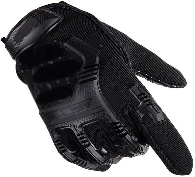 Outdoor Tactical Gloves for Men Hard Knuckle Protection Anti-Slip Grip for Motorcycle Riding Work and Sports