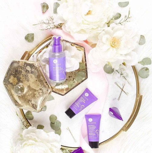 Luseta Biotin & Collagen Hair Growth Set: 16.9oz Shampoo, 16.9oz Conditioner, 3.38oz Serum, and 16.9oz Mask