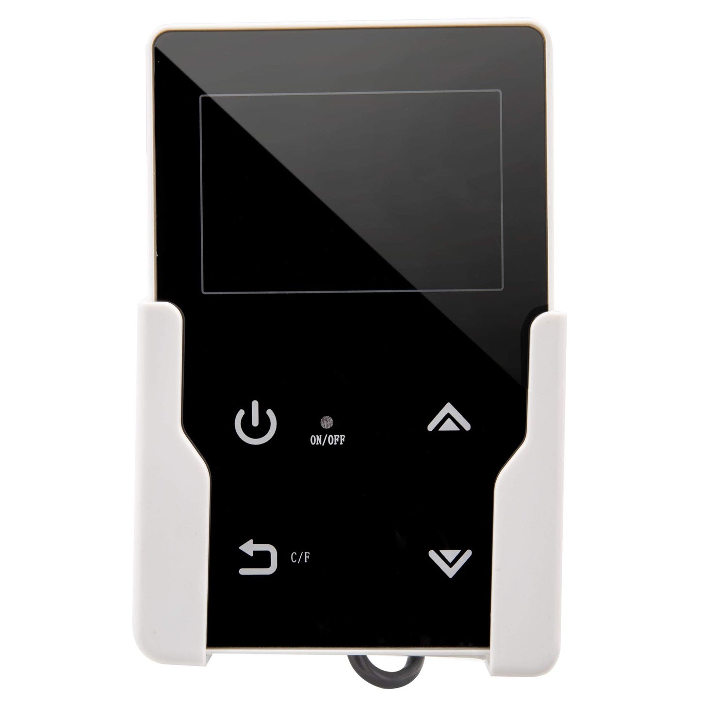 RecPro RV Tankless Water Heater | On Demand Hot | 42,000 BTU | Gas Water Heater | Remote Control Included (15" x 15" Door Size, Black)