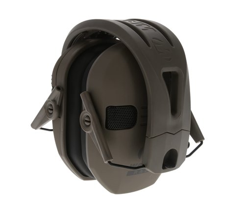 Walker's Razor Tacti-Grip Earmuffs- Flat Dark Earth, High Performance Silicone Composite Slip Free Headband- Natural Sound Clarity Full Dynamic Range 23 NRR, fde & Game Ear Gel Filled Ear Pad, Multi