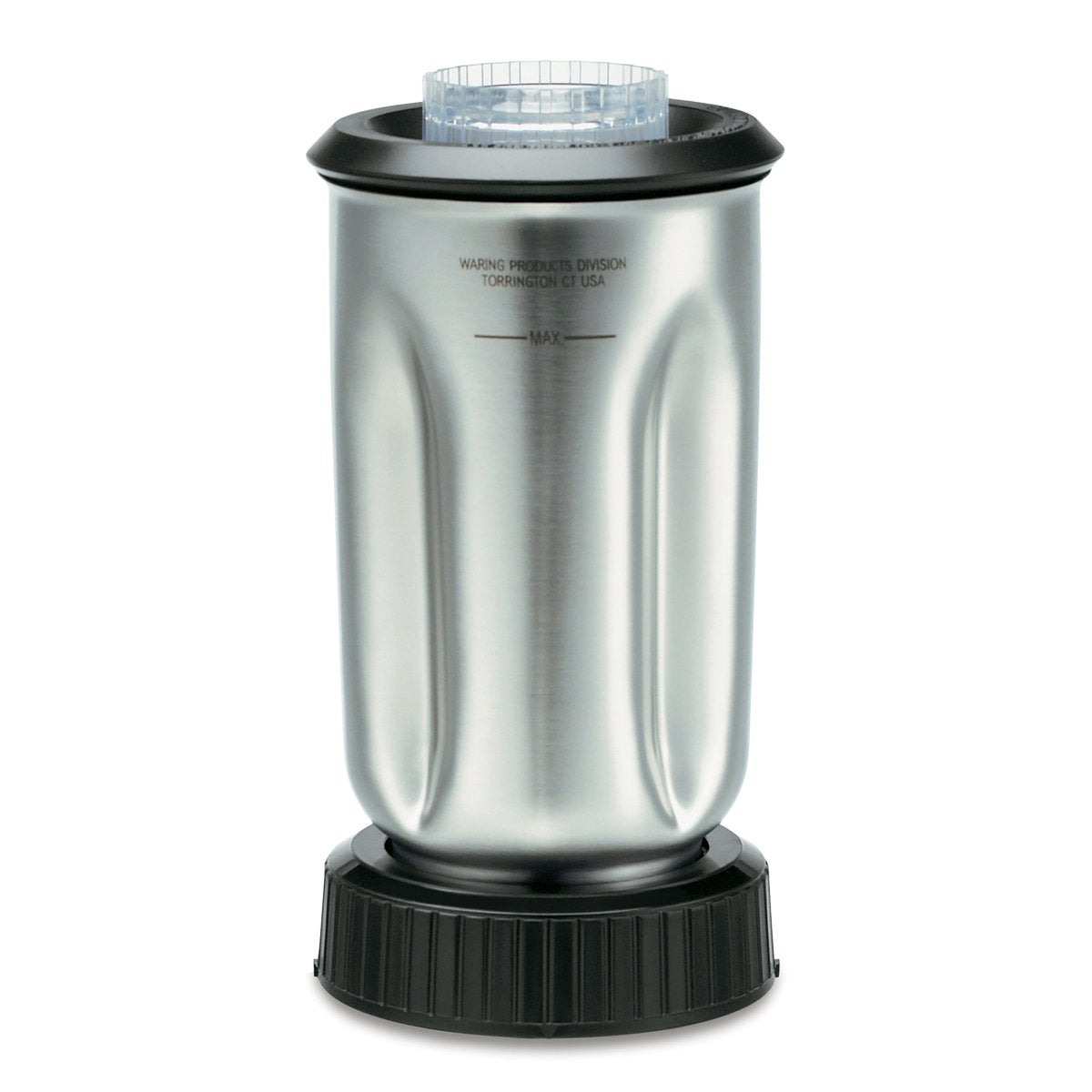 Waring Commercial CAC37 Complete Stainless Steel Container with Blade and Lid, 32-Ounce,Silver