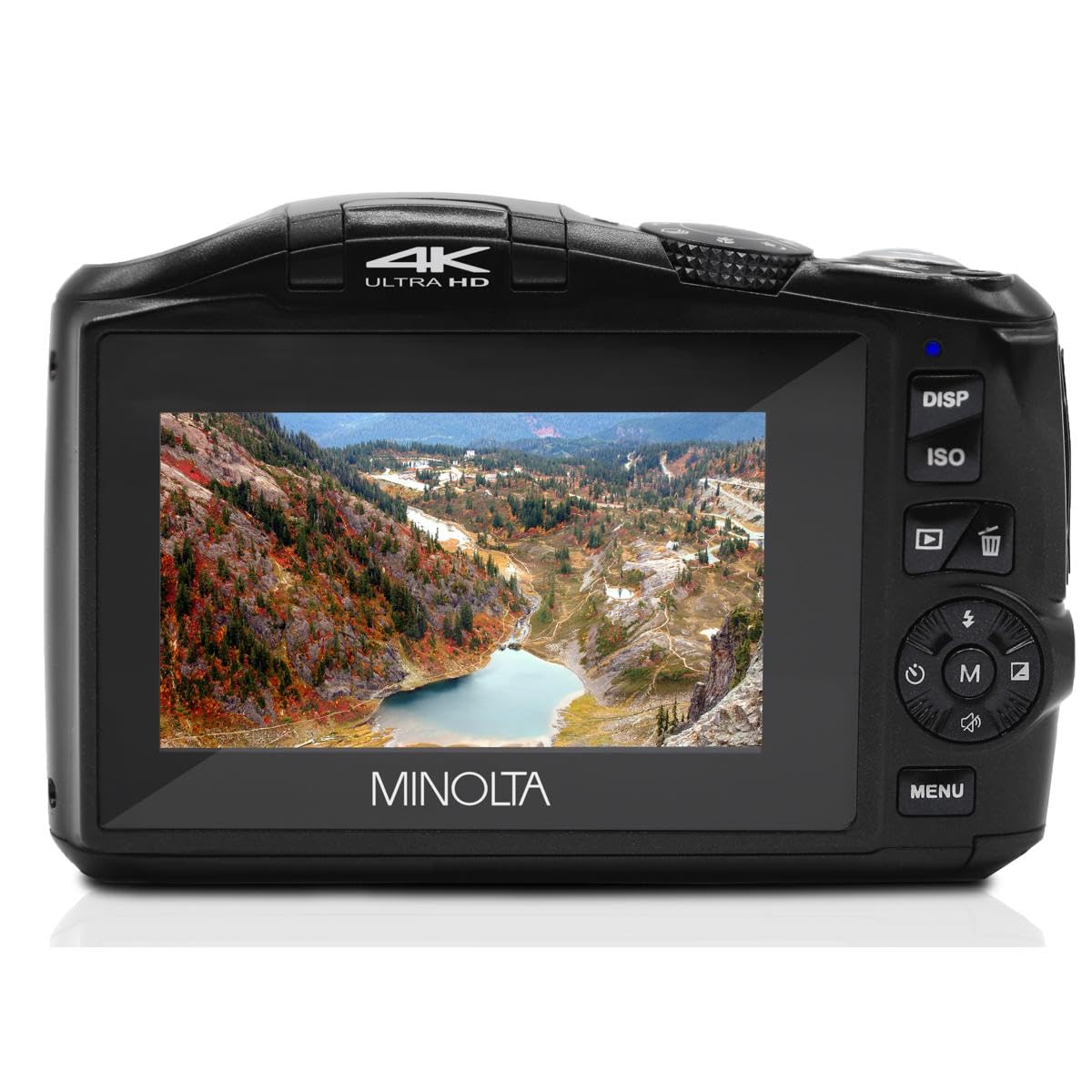 Minolta 48Mp Digital Camera - 4K Ultra Hd Video, 16X Digital Zoom, 3.0 Lcd Screen, Anti-Shake, Time Lapse, Face Detection, Co