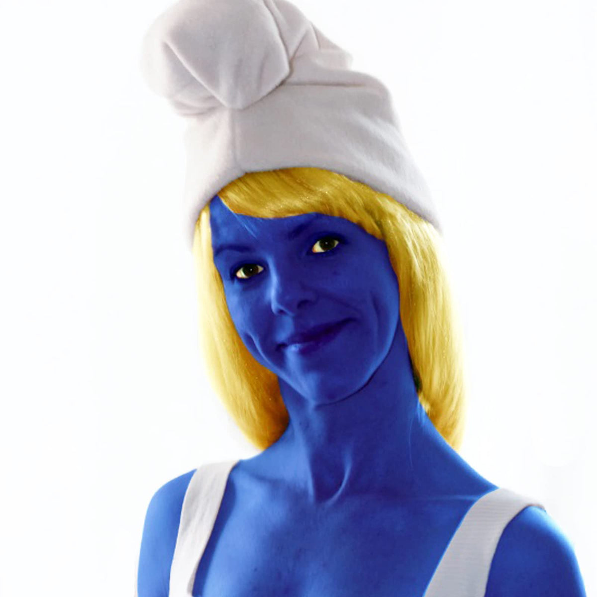 MEICOLY Blue Face Body Paint, 30g/1.05oz Water Based Washable Full Body Paint for Adults and Kids, Dark Blue Single Face Paintin