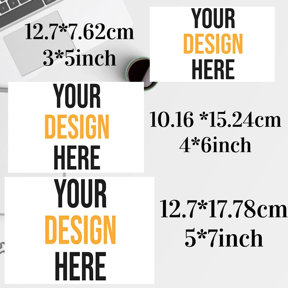 MornLu Custom Postcards with Design Personalized Postcards Add Photo/Text/Logo Print Your Own Postcards, Invitations, promotional, Announment Cards,2 Sided Thick Gloss Cover Card Stock