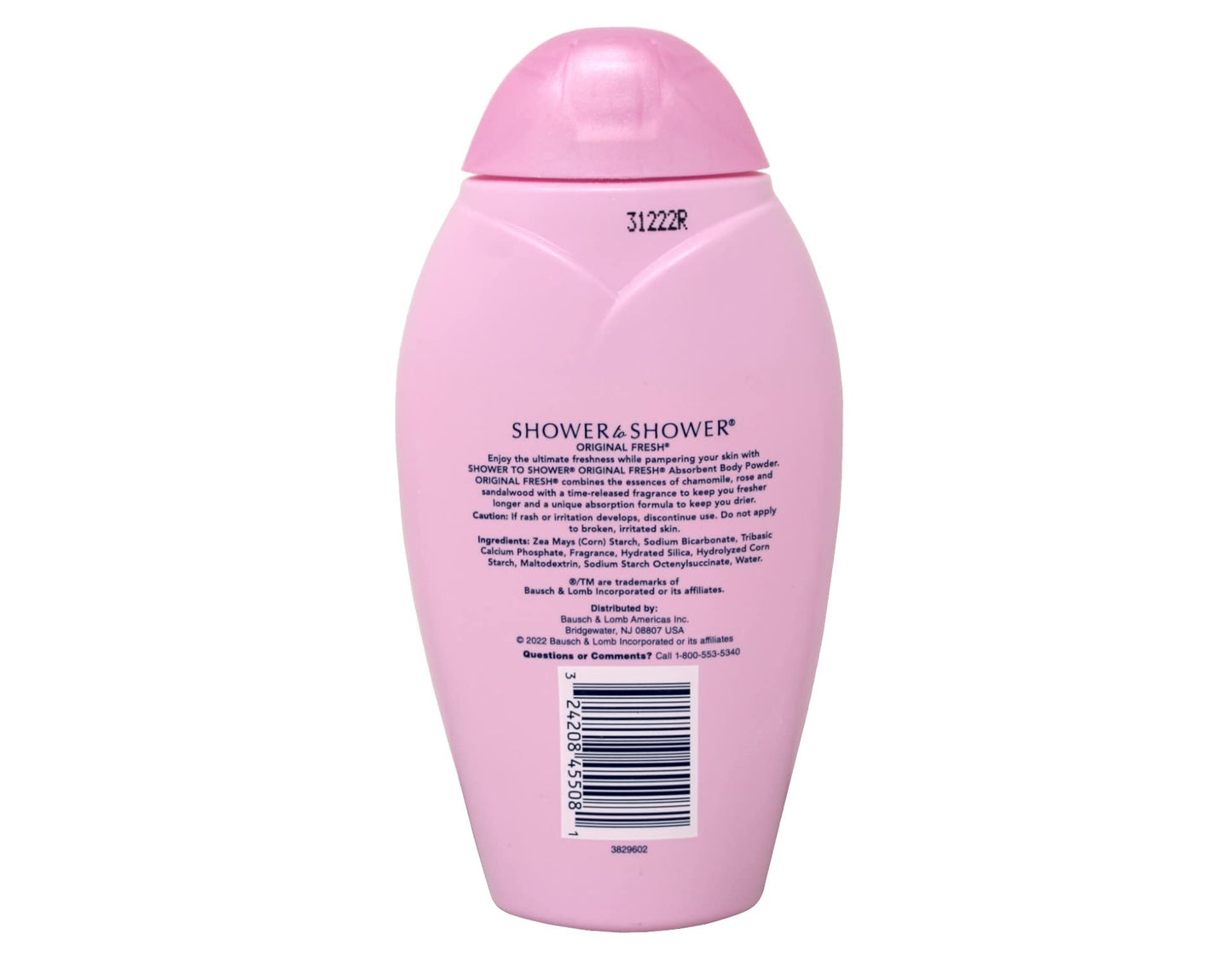 Shower To Shower Original Body Powder, 8 Ounces (1 Pack)