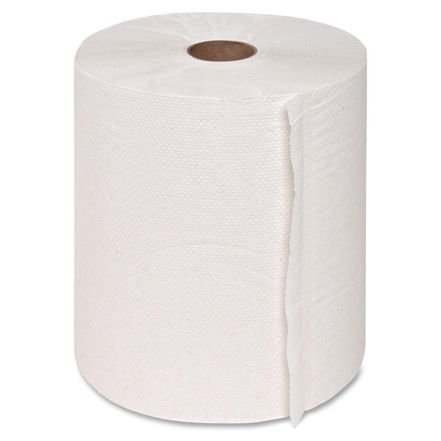 Genuine Joe GJO22700 Hard Wound Roll Towel, 800' Length x 7-8/9" Width, White (Case of 6)
