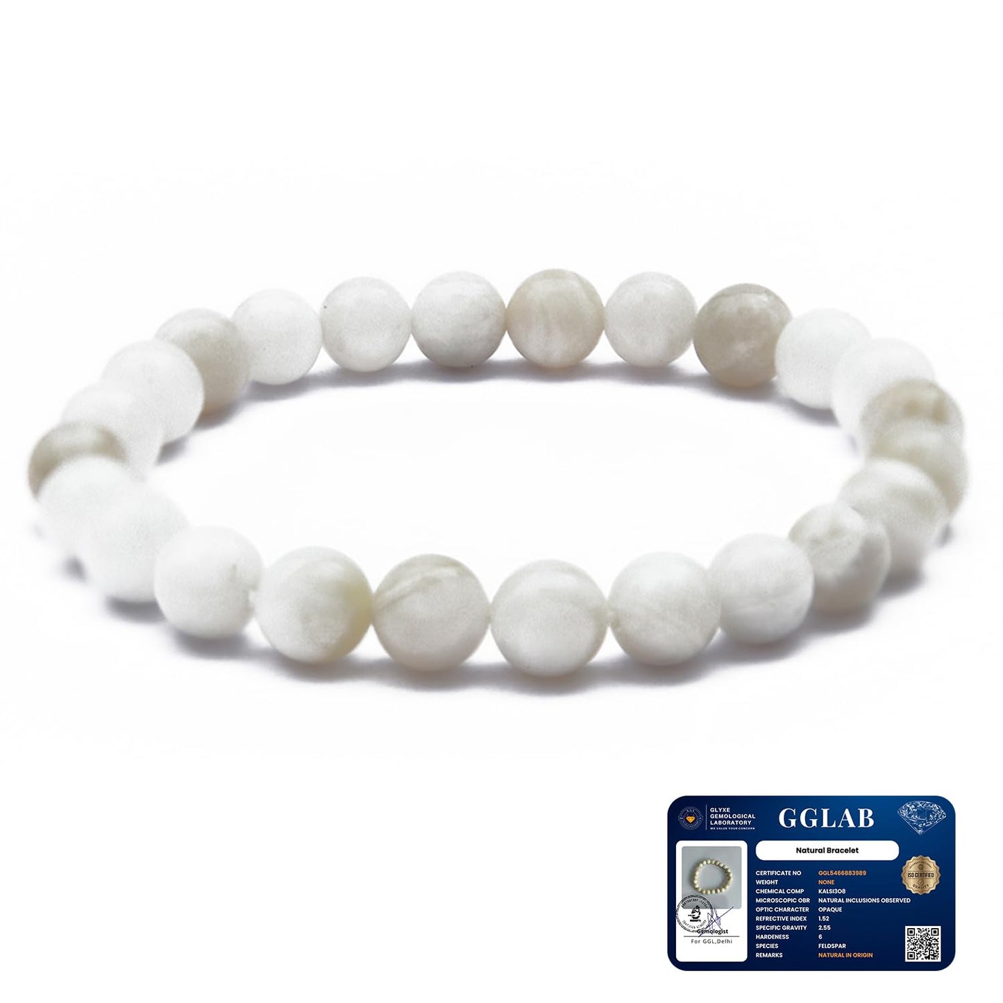 Astrotalk Moonstone Bracelet | Enhances Intuition, Emotional Balance & Inner Peace | Certified Healing Crystal Astrology Bracele