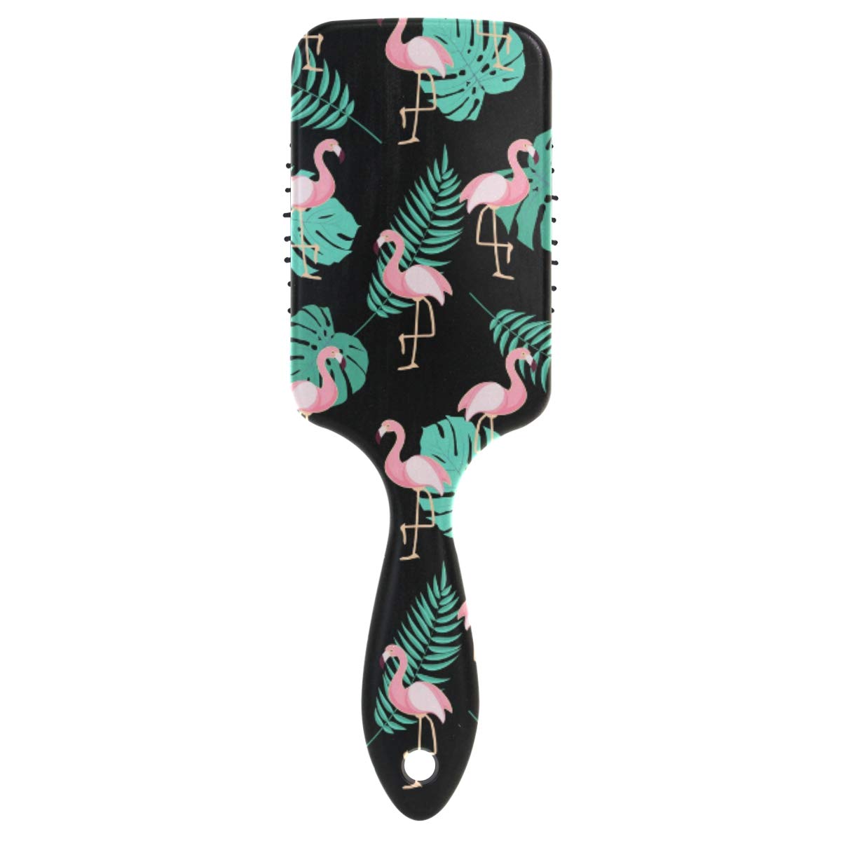 Cute Retro Flamingo Hair Brush for Wet & Dry Hair Grip Soft Bristles for Anti Static & Frizz Air Cushion Comb for Women Girls