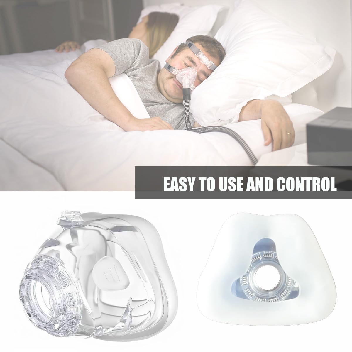 Nasal Mask Cushion Replacement for Mirage Fx, Nasal Mask Cushion Replacement Accessories Fit for Mirage FX Nasal Guard (Widened)