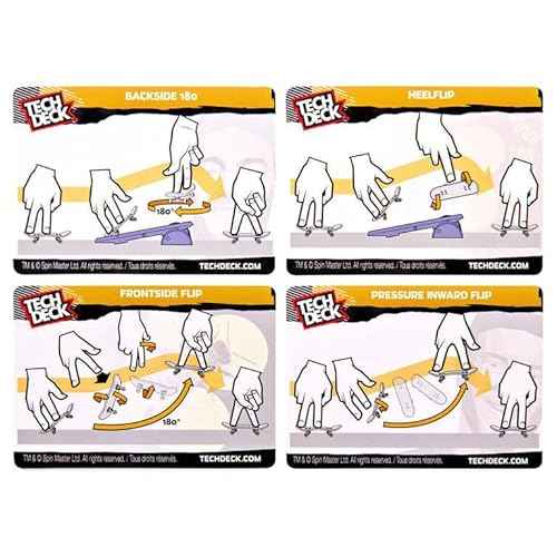 TECH DECK Vs Series Plan B Skateboard Fingerboard, Obstacle & Challenge Card Set