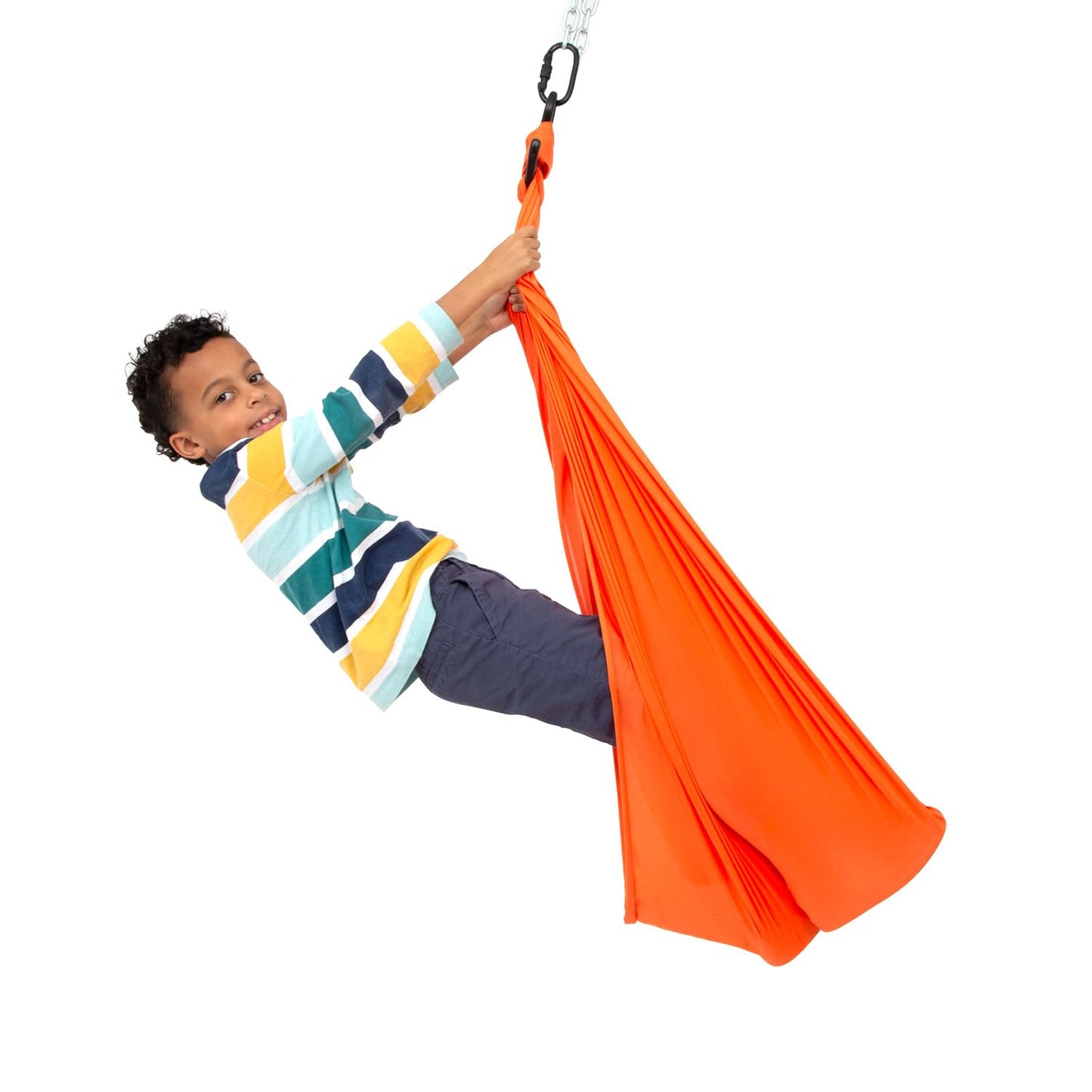Fun and Function Cozy Compression Sensory Swing - Kids Indoor Therapy Hammock - Deep Pressure Stretch Swing
