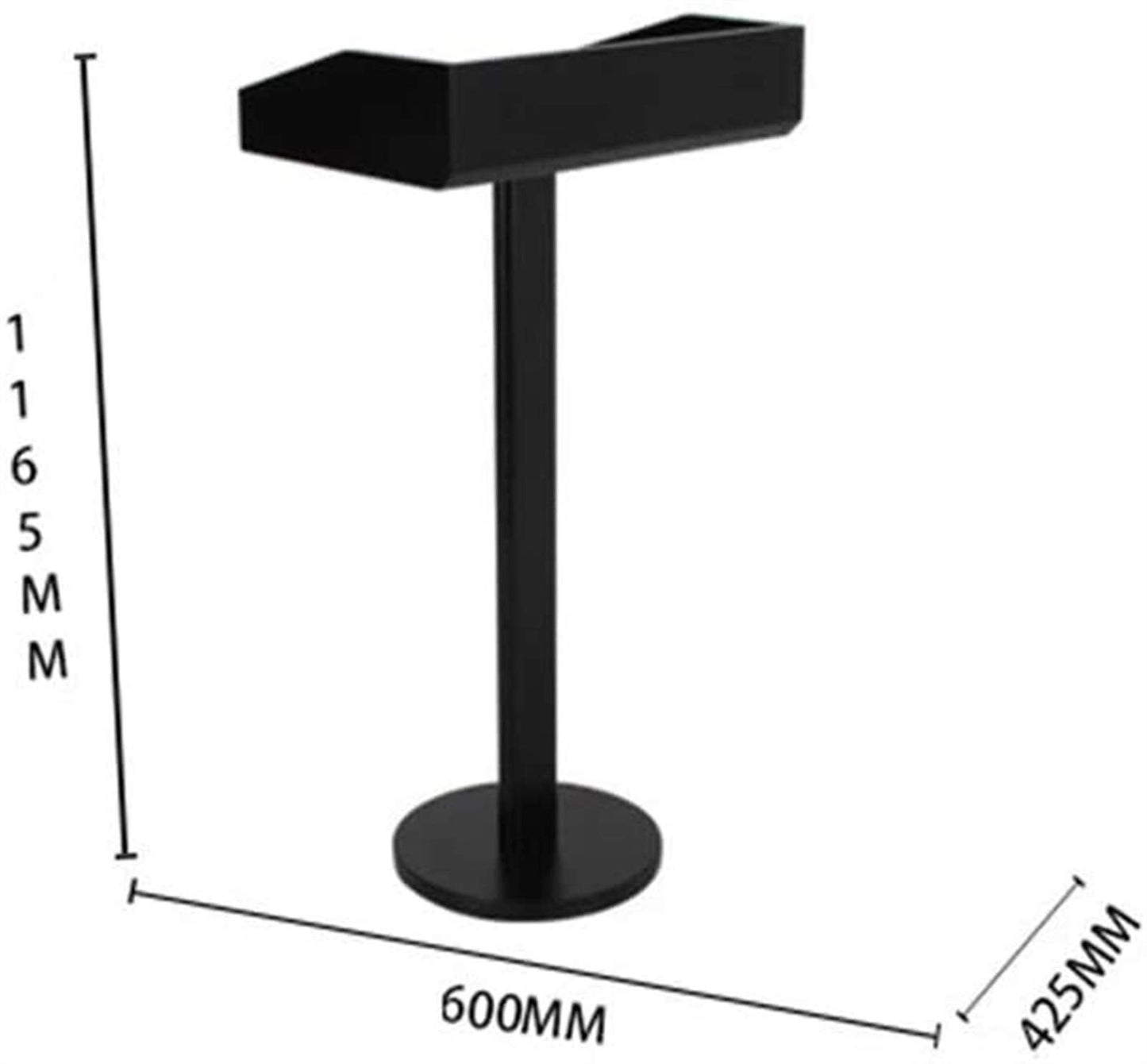 LaseVe Lectern Podium Stand, Lectern Free-Standing Floor Standing Pulpit Hotel Restaurant Entrance Podium Welcome Table Speaking Stage Master of Ceremonies for Church School Presentation
