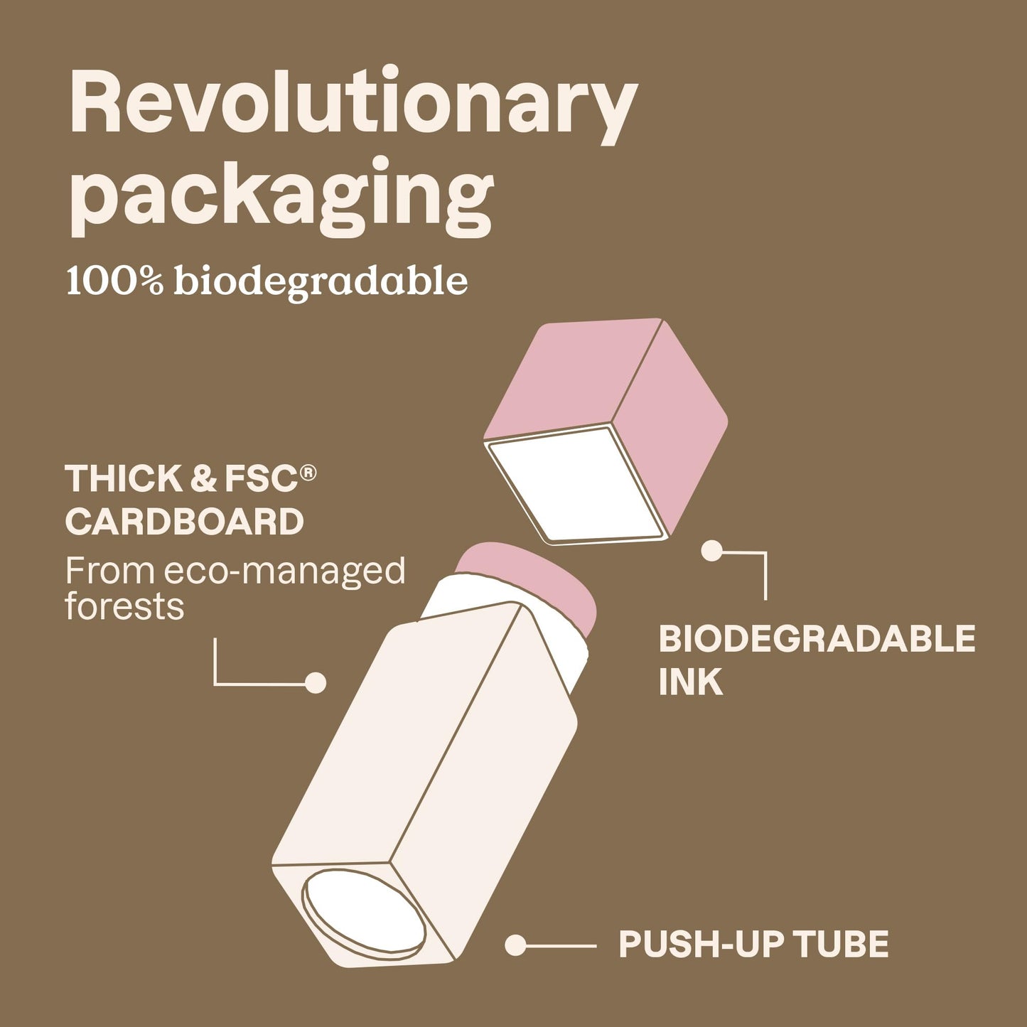 ATTITUDE Oceanly Plastic-Free Lightweight Blush Stick, Titanium Dioxide-Free, EWG Verified, Vegan & Cruelty-free Makeup, Happy B