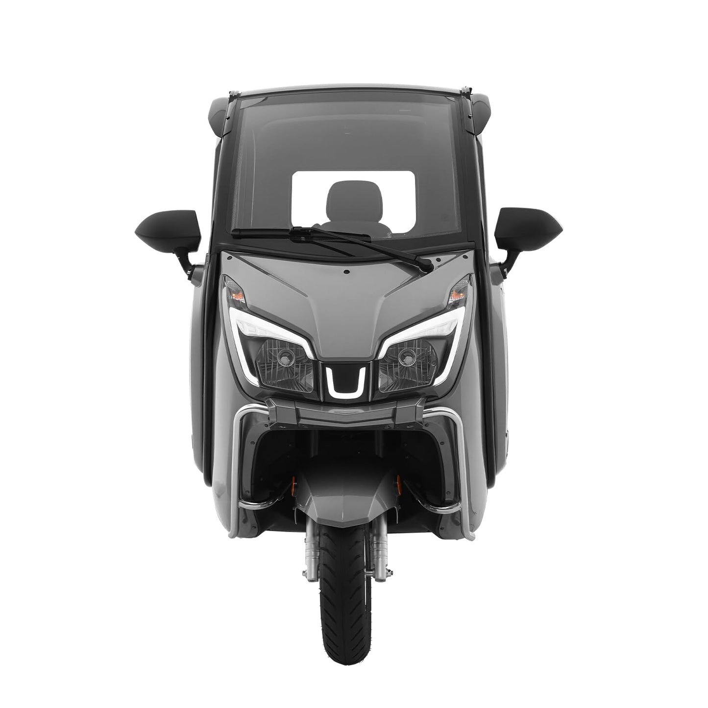 VEVOR 3-Wheel Enclosed Mobility Scooter for Seniors Adults, 650lbs Capacity, 3-Seater 1500W Electric Recreational Mobility Scooter 37 Miles Long Range, Remote Unlock, All-Terrain for Shopping Touring