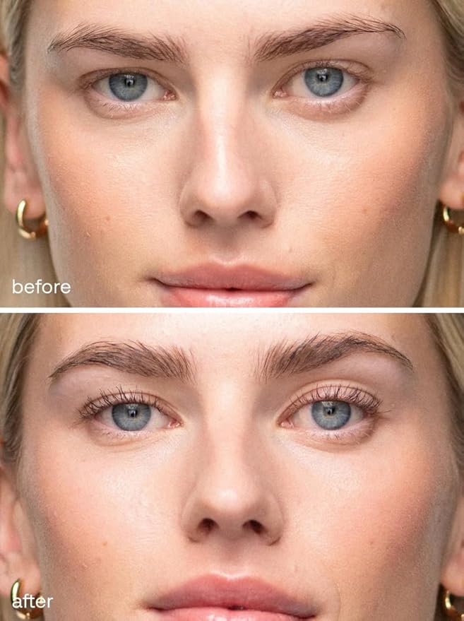 UKLASH Lengthening Mascara - Extra-Black Pigmented, Water-Resistant, Vegan-Friendly, Paraben-Free with a Double-Sided Silicone Wand - Smudge-Proof Curling & Defining Formula