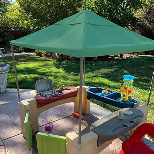 YardJoyliz Upgraded Waterproof All Around Playtime Patio Kitchen Replacement Canopy for Step2 BBQ Center Shaded Outdoor Ki...