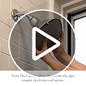 Canopy Filtered Shower Head - High Pressure Shower Head Filter for Hard Water - Shower Filter To Remove Impurities for Hea...