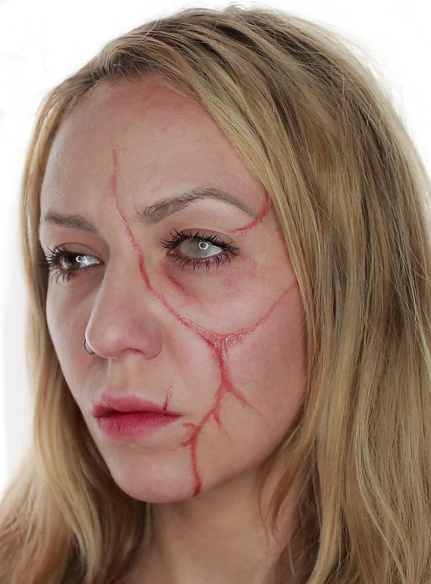 DALVGFN Rigid Collodion Special Effects SFX Makeup Combo Kit, Scarring Liquid & Remover, Realistic Scar Makeup For Halloween Cos