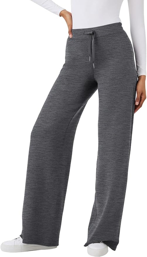 XIEERDUO Lounge Sets For Women 2025 Half Zip Sweatshirt And Wide Leg Sweatpant 2 Piece Outfits Sweatsuit Tracksuit