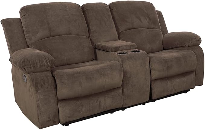 A Ainehome Living Room Furniture Set Leather Recliner Sofa Set Loveseat Chair Furniture Sofa Set for Living Room/Small Space/Rv/House/Office/Theater Seating (A-Taupe Brown Corduroy,Loveseat)