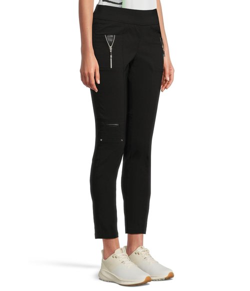 Jamie Sadock 38.5" Skinnyliscous Ankle Pants Jet 12
