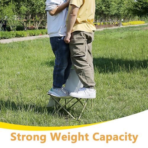 Soulagers Outdoor Camping Chair, Collapsible Chair with Side Pocket and Carry Bag, Folding Chair for Camping, Beach, Picni...