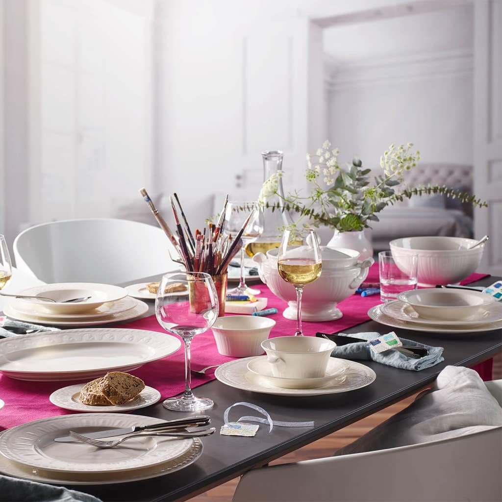 Villeroy & Boch - 1046002700 Villeroy & Boch Cellini Rim Soup, 9.5 oz, White