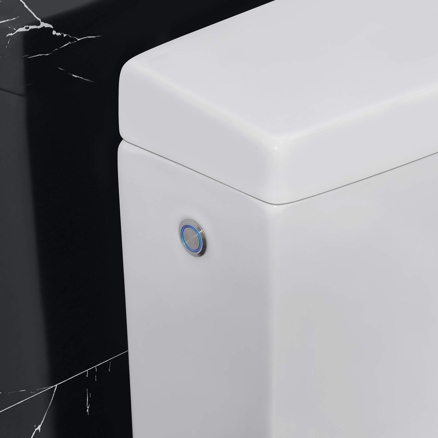 OVE Decors Wilma Smart Toilet with Integrated Bidet Seat, Heated Seat with Auto Flush and Warm Water and Multi Function Remote Control, White