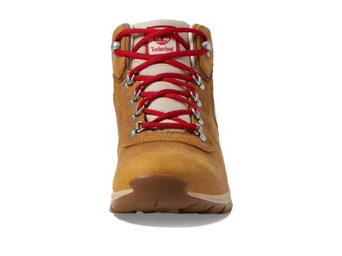 Timberland Women's Mt. Maddsen Mid Lace Up Waterproof Hiking Boot, Wheat Full Grain, 9.5 Medium