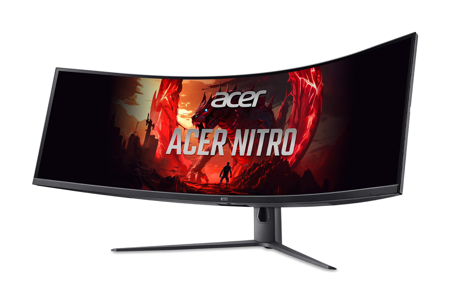 Acer Nitro 49” Gaming Monitor | UltraWide DQHD 5120 x 1440 | 1000R 32:9 Curved | AMD FreeSync | 240Hz Refresh Rate | 3ms (G to G) | 1 x Display Port 1.4 & 2 x HDMI 2.0 Ports | EI491CUR W3biiphx