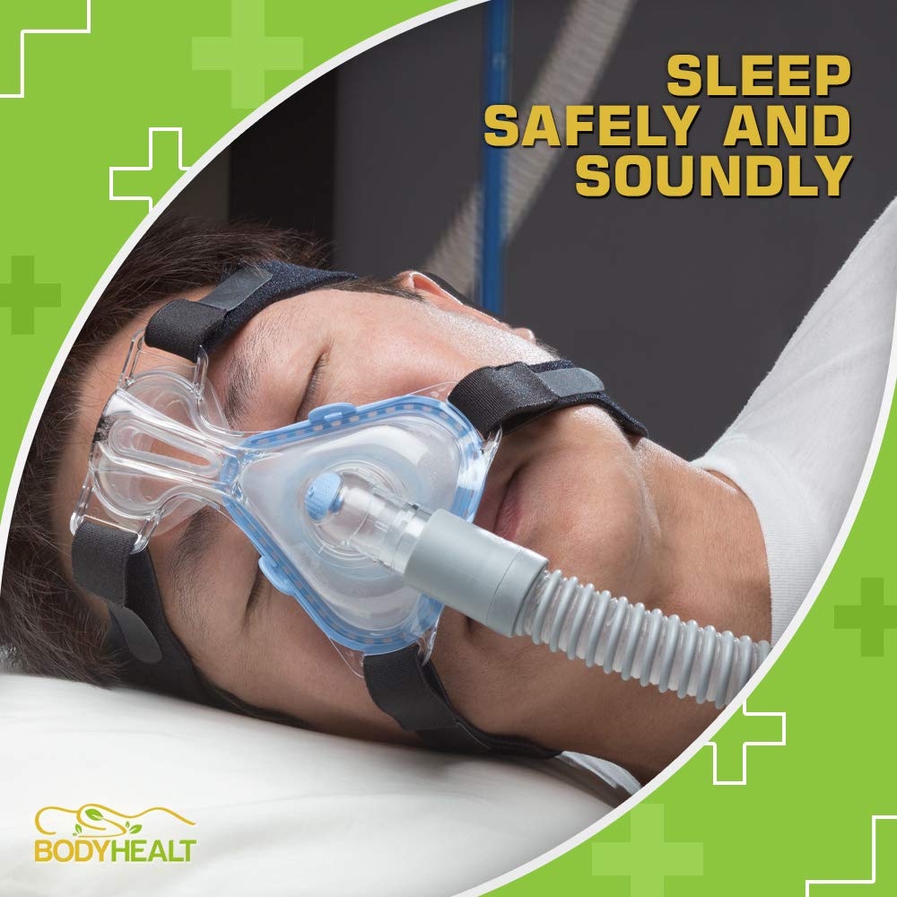 BodyHealt CPAP Hose Holder for Bed - Tangle Free CPAP Hose Hanger for CPAP Machine. Portable Travel CPAP Tube Holder with Bag & Adjustable Swivel Arm to Prevent Blockage Bedside CPAP Hook for Sleeping