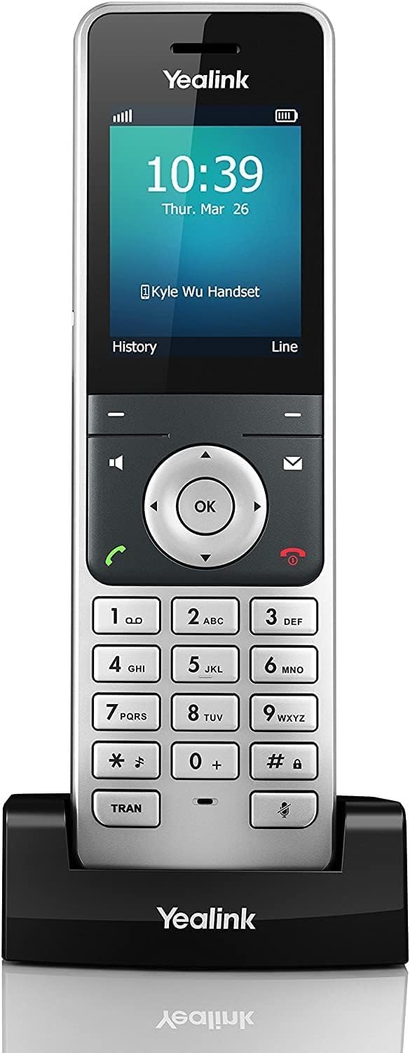 Yealink Yea-W56H Hd Dect Expansion Handset For Cordless Voip Phone And Device