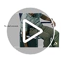 GCI Outdoor Slim-Fold Outdoor Folding Chair Camping Chair With Side Table